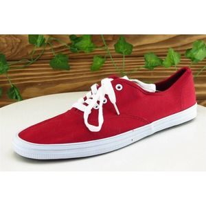 City‎ Sneaks Women Size 11 M Shoes Red Fashion Sneakers Fabric
